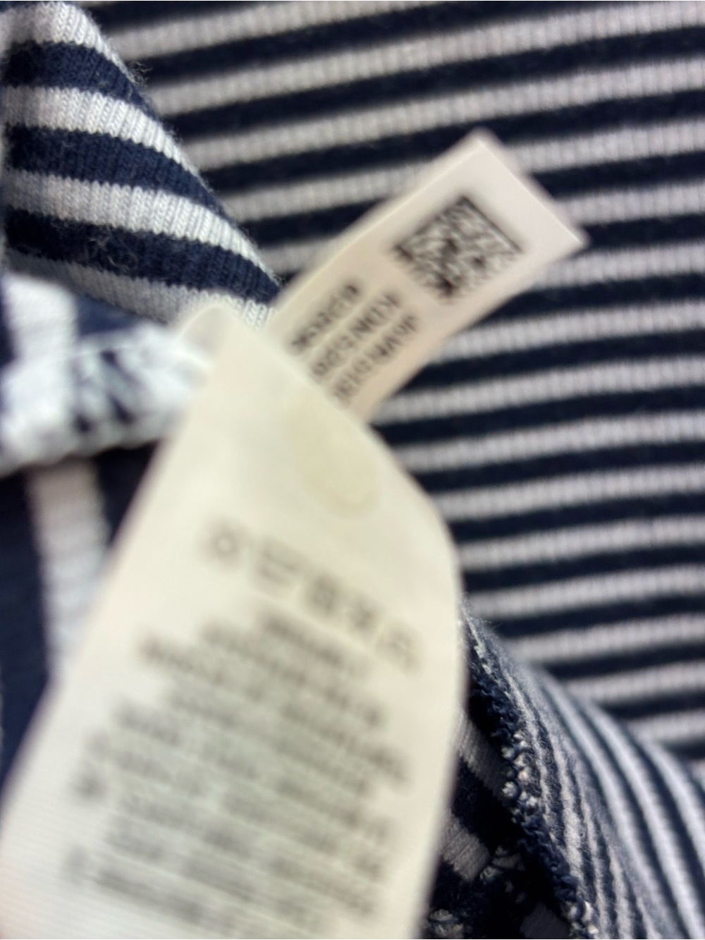 Aerie Ribbed Striped Tank Top Navy White XXS Women’s Stretch - Picture 11 of 11